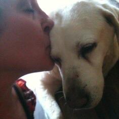 ME KISSING MAGGIE in 2011