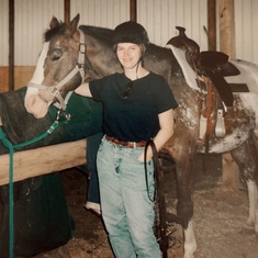 Maggie loved horses and I had the joy of riding with her many years ago when we were in Medicine Hat