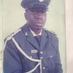 The Late Major in his early years in the Nigerian Army