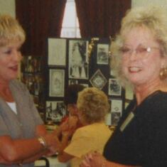 Shirley Markham and mom at their class reunion.