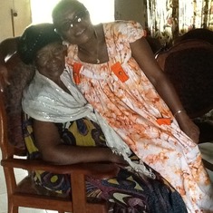 Mama and Dr. Fofung's wife