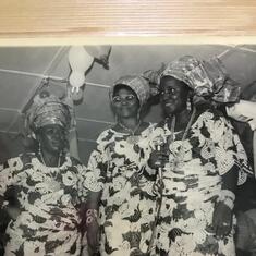 At Bose Runsewe- Ogunsanwos engagement in 1977