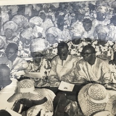 At wedding in 1977 — OGBOGBO 