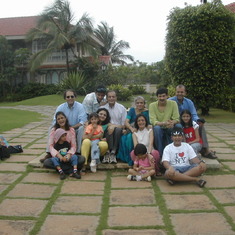 With her family that meant the world to her, 2004