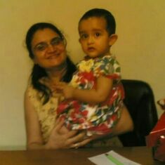 My miracle Baby Tia  ....in the arms of the creator...miss u Dr. Mandakini