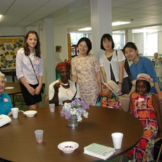 Cameroonians, Americans and Japanese, July 15, 2001