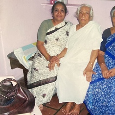 Amma with her mother and friend