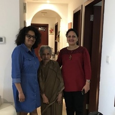 Amma with me & Juno during Juno’s visit to Dubai on November 2017