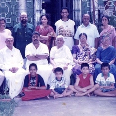Amma with Family members on Beena’s wedding day