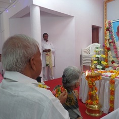 Amma paying Last Tribute to Achan