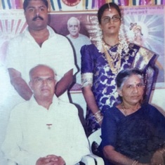 Parents with Beena and Ajit