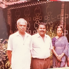 Amma and Achan with Sunil