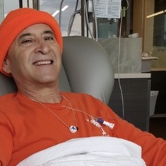 With a smile he started his fight with cancer 
