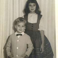 with Debby, 1961