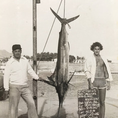 Fishing trip with Dad in Cabo, 1980
