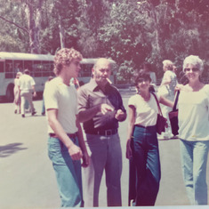 At the San Diego Zoo, 1976