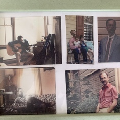 A photo of some photos Marc had at his house