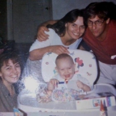 Marce, ME lonnie & Maranda her 1st birthday