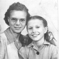Liz and Marcella as teenagers 