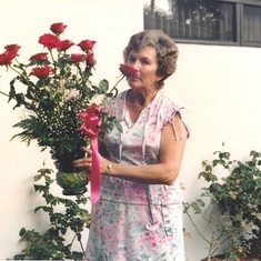Marcella and her love of Roses