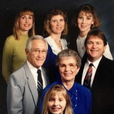 Bill, Marcella, Bill Jr., Debbie, Vikki, Kathy, and Jennifer