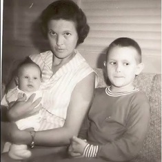 Marcella, Bill Jr., and Vikki 1961