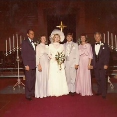 Bill Jr. and Debbie's Wedding 1982