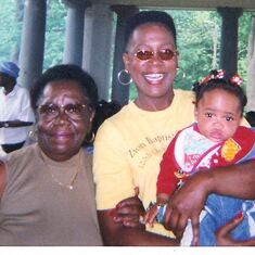 Me, Mom and Keke. Mom loved her family.