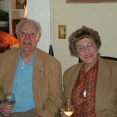 Marcia with Arthur Burleigh, the light of her later years.