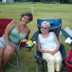 Marcia and her friend Anna Catera at Prog Day 2005.  so much fun!