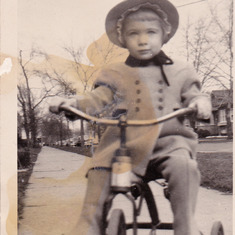 marcia's first tricycle