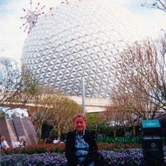 Marcia and Richard at Epcot Disney world