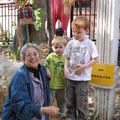 Mom & The Kids on Halloween 2008