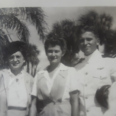 Lora Durrant, Mom, Dad Flight School Graduation Florida 1945