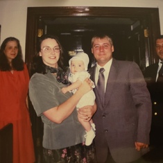 July 15, 2000 son's baptism