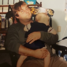 With son, summer 2000