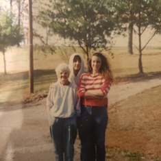 Around 1995 with Grandma Margie