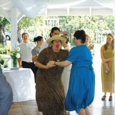 Dancin' at Karyn's wedding