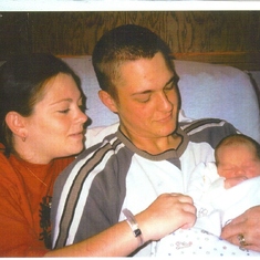 Son Matthew, his wife ShanDell and Aspen Rose