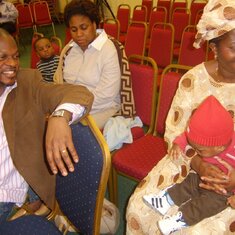 Mummy with her Son in-law, Mr Kenny Ibukunoluwa