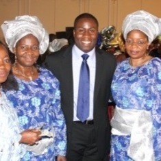 L-R Mrs Osifekun (Mummy's cousin), Mummy, Jide Osifekun & Mummy's younger sister Folake Osibowale.