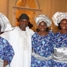 Mummy with her friends at a wedding