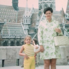 Mom and Barbara Hungary 1972