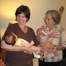 With Great Grandchild Simone 2008