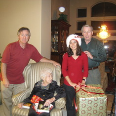 Christmas 2012 with Doug, Vin, and Samantha