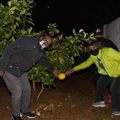 This is a photo of the first fruit produced by Mother Duncan's memorial tree planted in Mar 2013