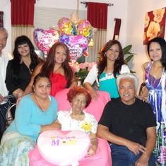 Mom with her sons & daughters. Mothers Day. May 2011