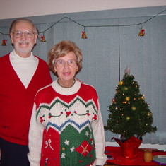 2002 Don and Marg at Christmas