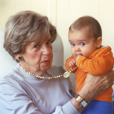 2003 Grandma Margaret with baby Molly