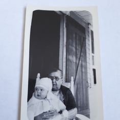 Margaret with her Grandma Buckton  (perhaps in 1930)